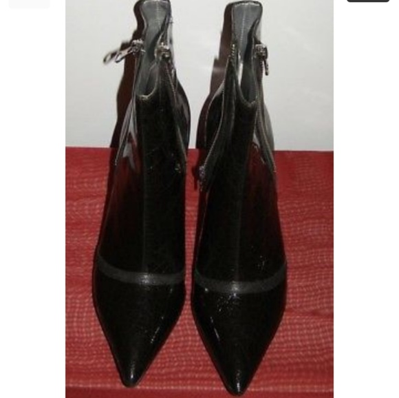 New w/box Carlos Santana crackle ankle boots 8.5 - Picture 3 of 7